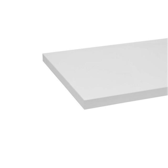 MELAMINE SHELF WHITE 250CM X 60CM X 18MM