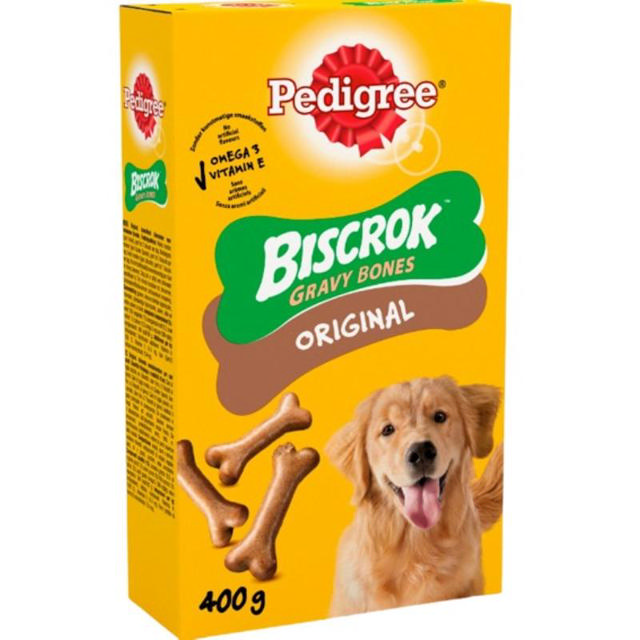 PEDIGREE BISCROK GRAVY BONE ΛΙΧΟΥΔΙΕΣ ΓΙΑ ΣΚΥΛΟ 400ΓΡ