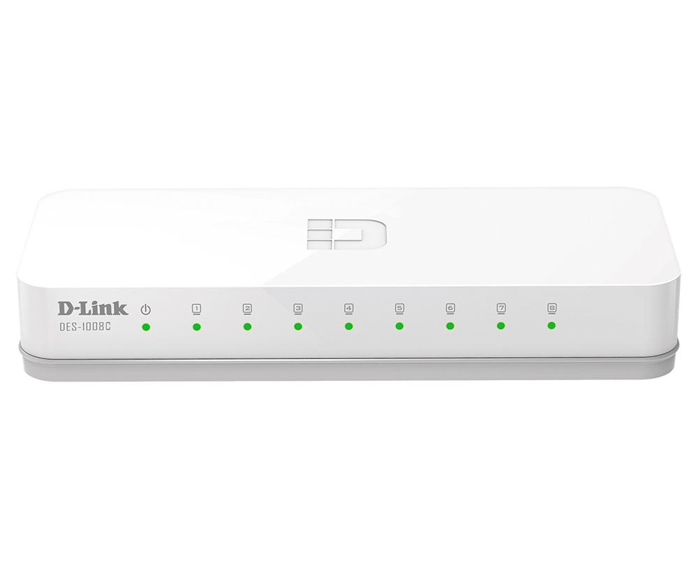 D-LINK DES-1008C ΔΙΑΝΟΜΕΑΣ ΔΙΚΤΥΟΥ 8 ΘΥΡΩΝ 10/100