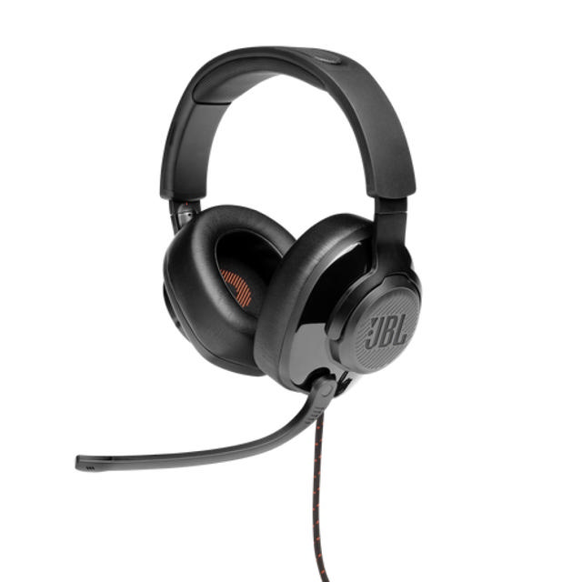 JBL QUANTUM 300 OVER EAR BLACK GAMING HEAPHONES