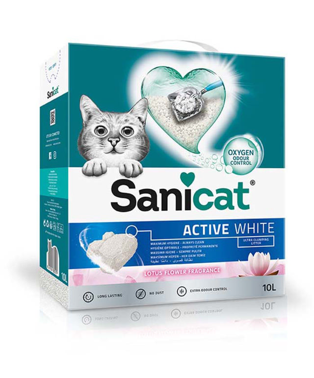 SANICAT ACTIV WHT LOTUS FLOWER 10L