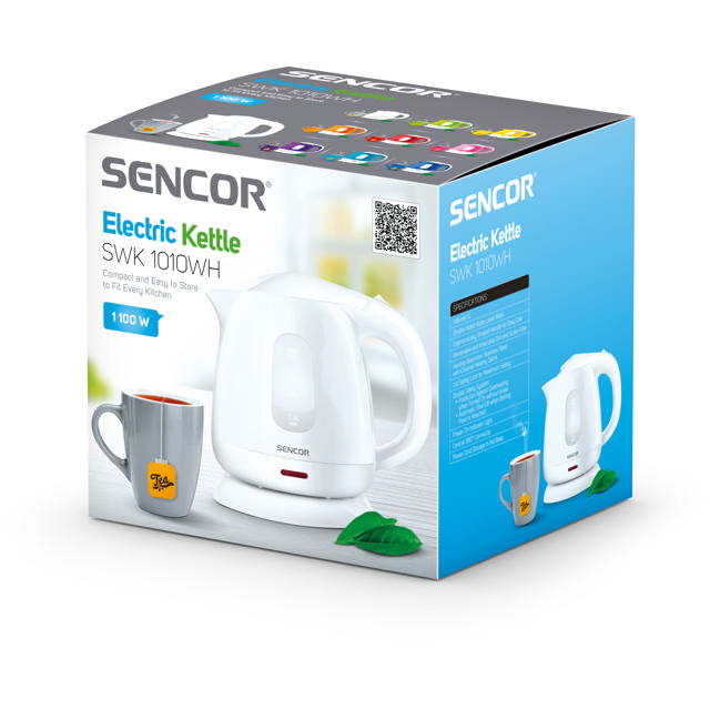 SENCOR SWK1010WH KETTLE 1LTR 1100W