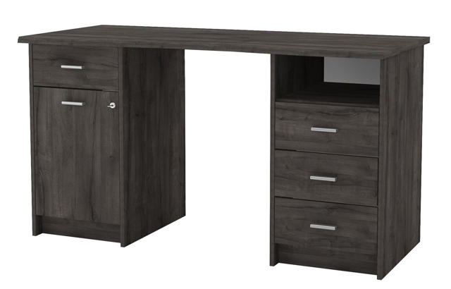 DEMEYERE MONACO OFFICE DESK - DARK BROWN