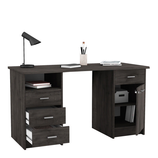 DEMEYERE MONACO OFFICE DESK - DARK BROWN