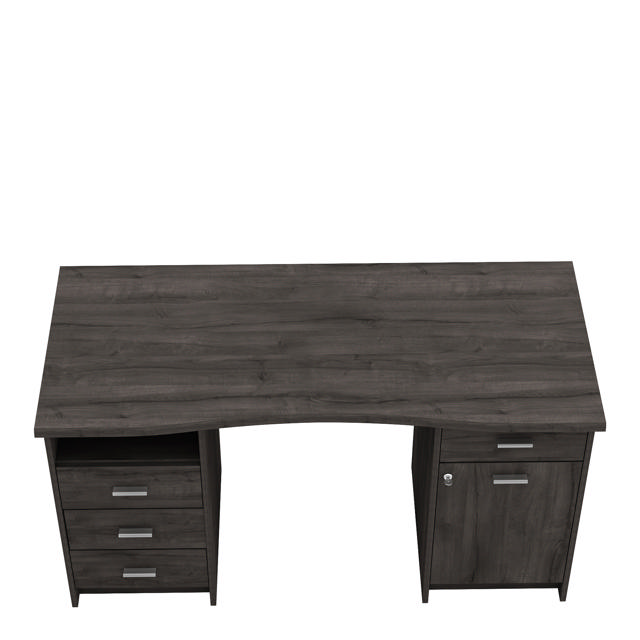 DEMEYERE MONACO OFFICE DESK - DARK BROWN