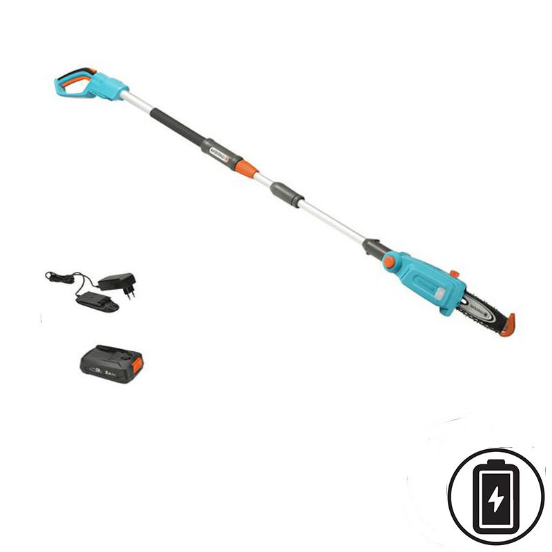 GARDENA TELESCOPIC CHAINSAW 18V 20CM - READY TO USE SET