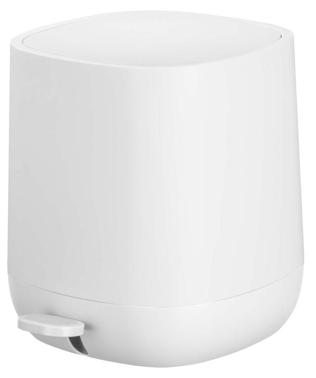 WENKO DAVOS PEDAL BIN WHITE 5L