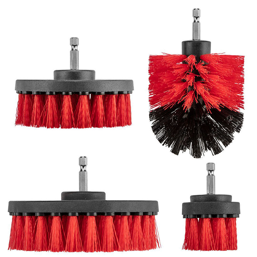 VERTO 4PCS SET DRILL BRUSH 