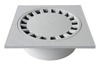 FIRST PLAST UPVC TRAP 25X25CM 100-110MM GREY