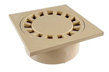 FIRST PLAST UPVC TRAP 25X25CM 100-110MM BEIGE