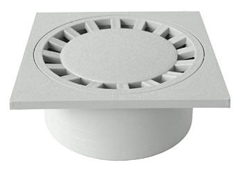 FIRST PLAST UPVC TRAP 30X30CM 100-110MM GREY