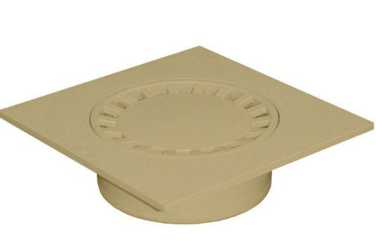 FIRST PLAST UPVC TRAP 30X30CM 100-110MM BEIGE