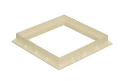 FIRST PLAST FRAME FOR GRID/COVER 20X20CM BEIGE