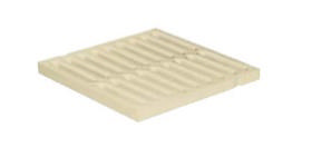 FIRST PLAST PVC LIGHT GRID 30X30CM BEIGE