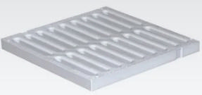 FIRST PLAST PVC HEAVY GRID 30X30CM GREY