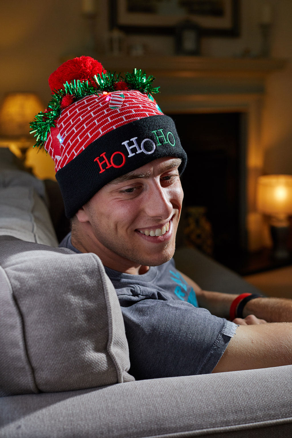 THREE KINGS FLASH LUXURY BEANIE HO HO HO