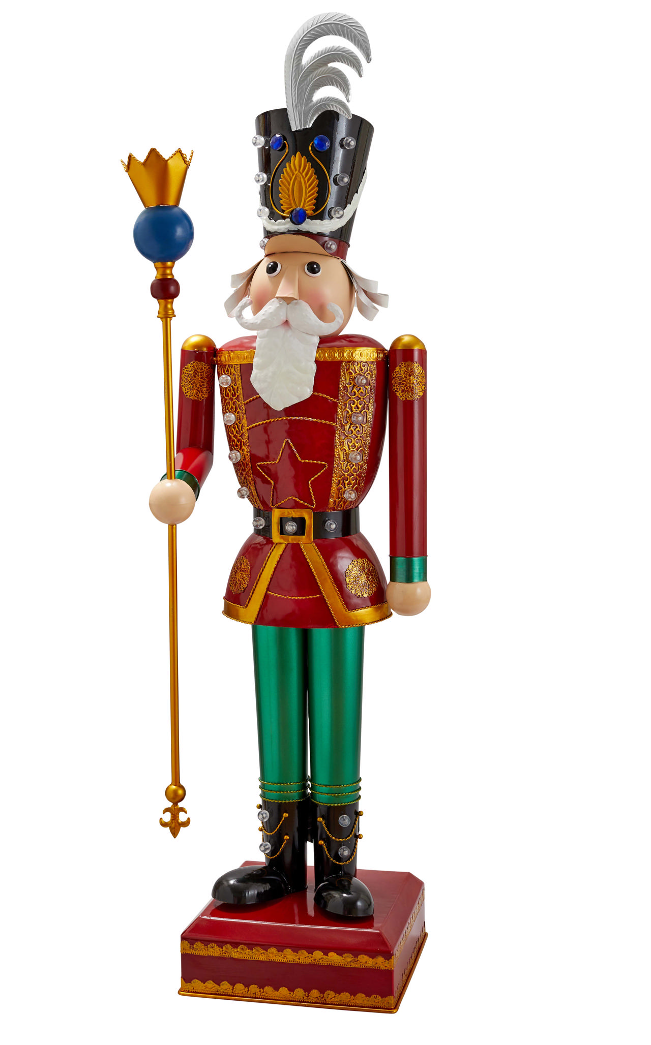 THREE KINGS INLIT GIANT NUTCRACKER TRAD 119CM