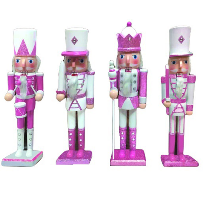 THREE KINGS NUTCRACKER PINK/ WHITE XLARGE