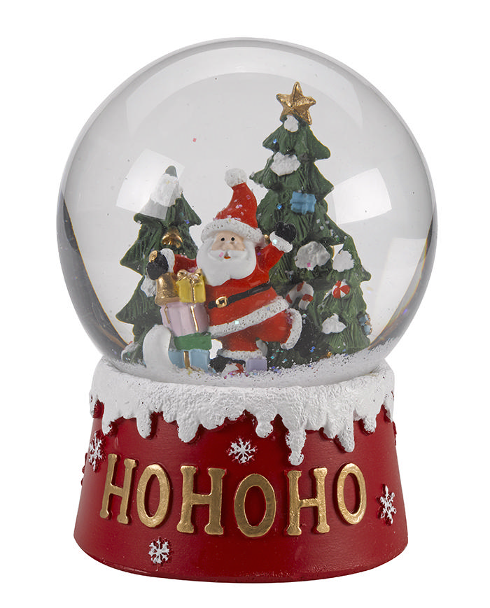 THREE KINGS 12CM INLIT MUSICAL SNOW SPHERE