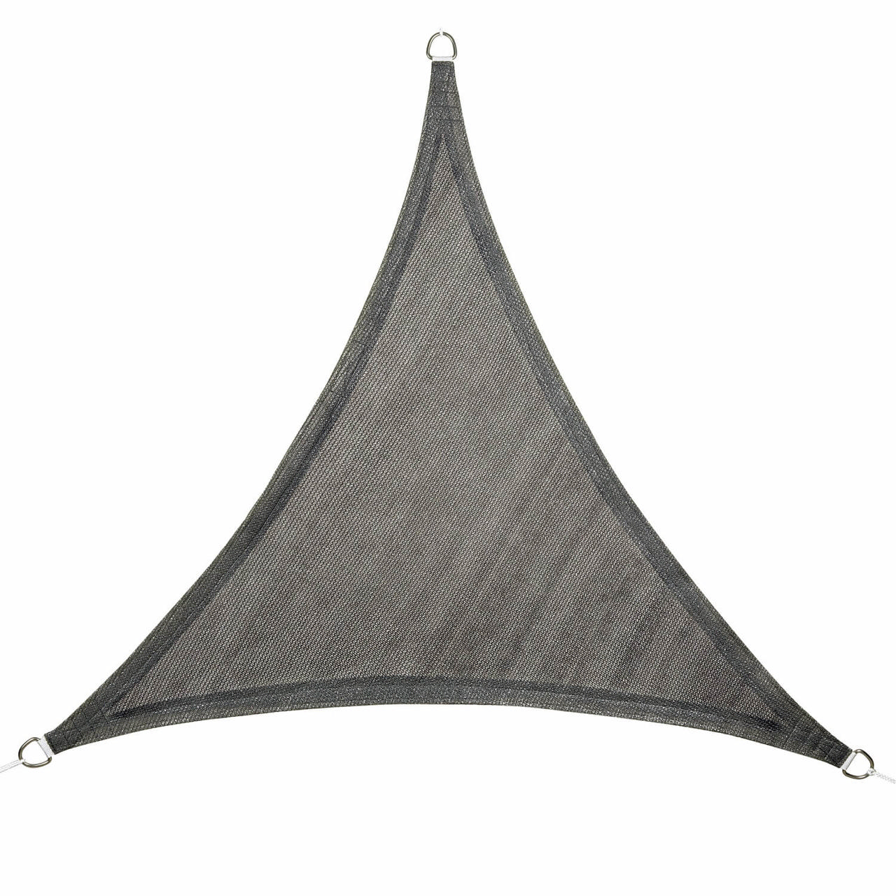 SHADE SAIL TRIANGLE 3.6X3.6X3.6M HDPE ANTHRACITE 180GR/m2