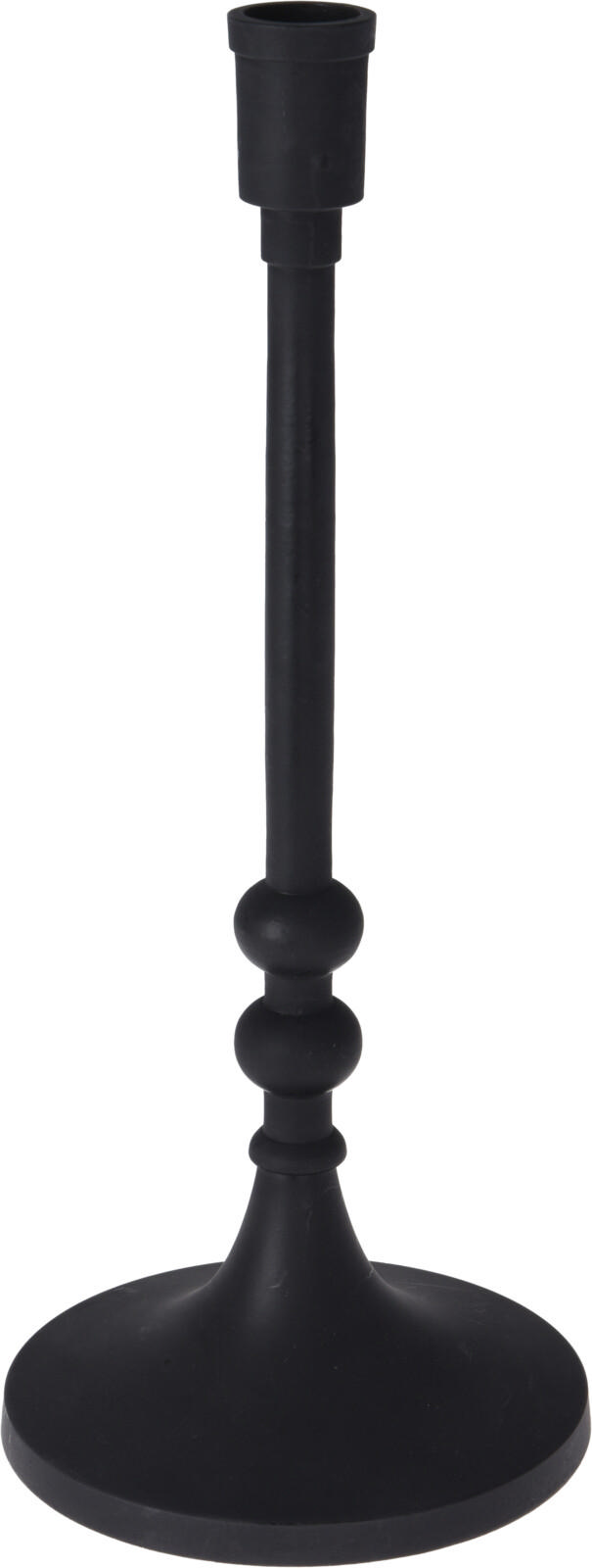 CANDLE HOLDER 31CM BLACK