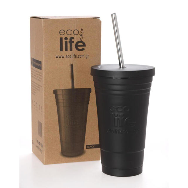 ECOLIFE FRAPPE CUP BLACK 48CL