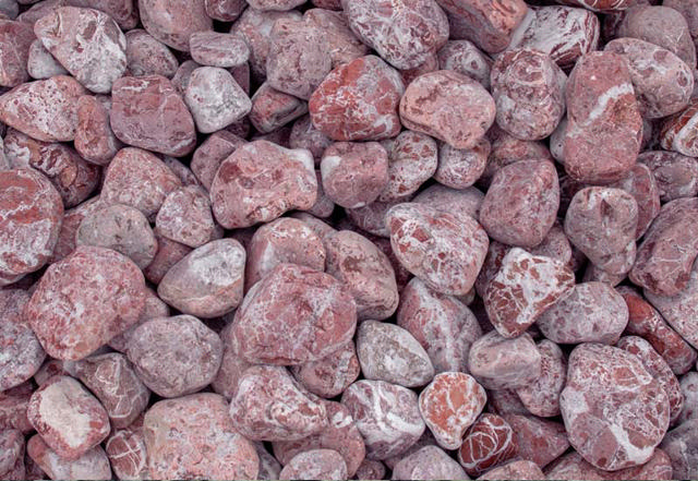 AKROLITHOS PEBBLE ROCK RED 4-8CM 20KG