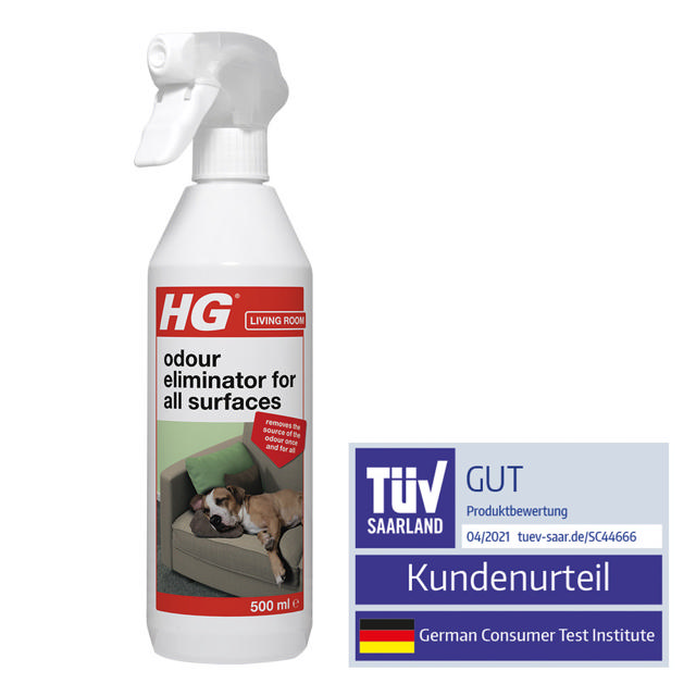 HG ODOUR ELIMINATOR FOR ALL SURFACES 500ML