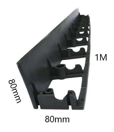 PLASTIC BORDER W80 X H80 X L100MM