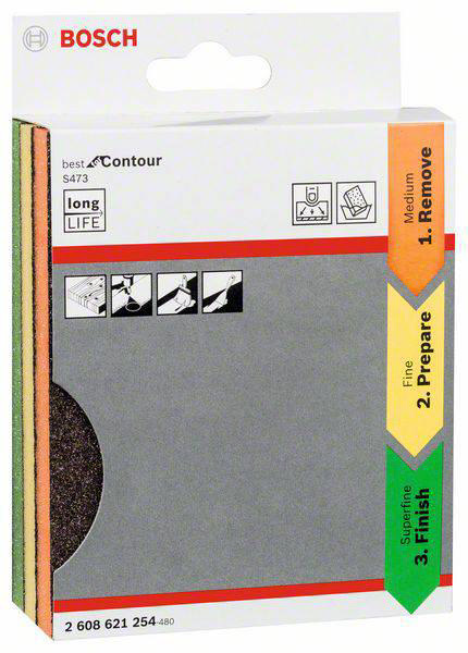 BOSCH 2608621254 ΣΦΟΥΓΓΑΡΙ ΛΕΙΑΝΣΗΣ 3PCS 98X120X13MM