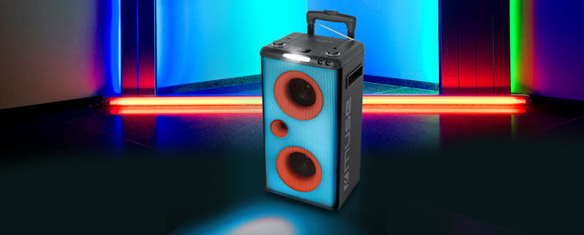 MUSE M-1928DJ BLUETOOTH PARTY BOX SPEAKER WITH CD AND BATTERY 300W