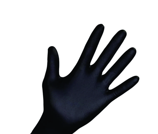 UNIC NITRILE BLACK GLOVES 100PCS X-LARGE