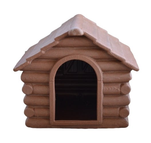 DOG HOUSE SMALL H46CM BROWN