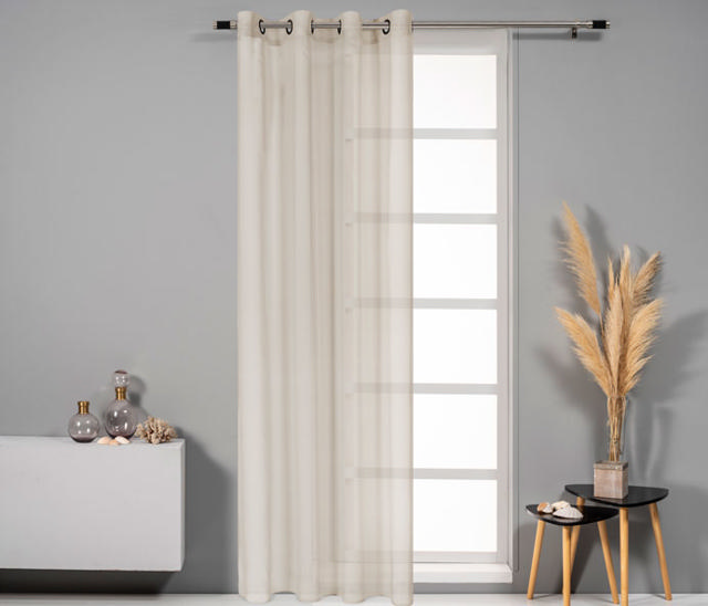 EASYHOME CURTAIN PHOEBE BEIGE 140Χ260CM