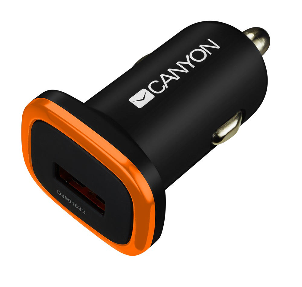 CANYON UNIVERSAL 1XUSB ΦΟΡΤΙΣΤΗΣ ΑΥΤΟΚΙΝΗΤΟΥ ΜΕ OVER-VOLTAGE PROTECTION