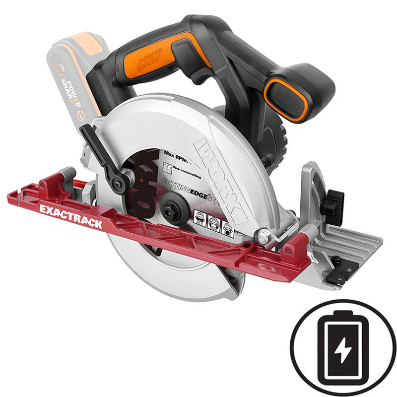 WORX WX530.9 CIRCULAR SAW CORDLESS SOLO 20V