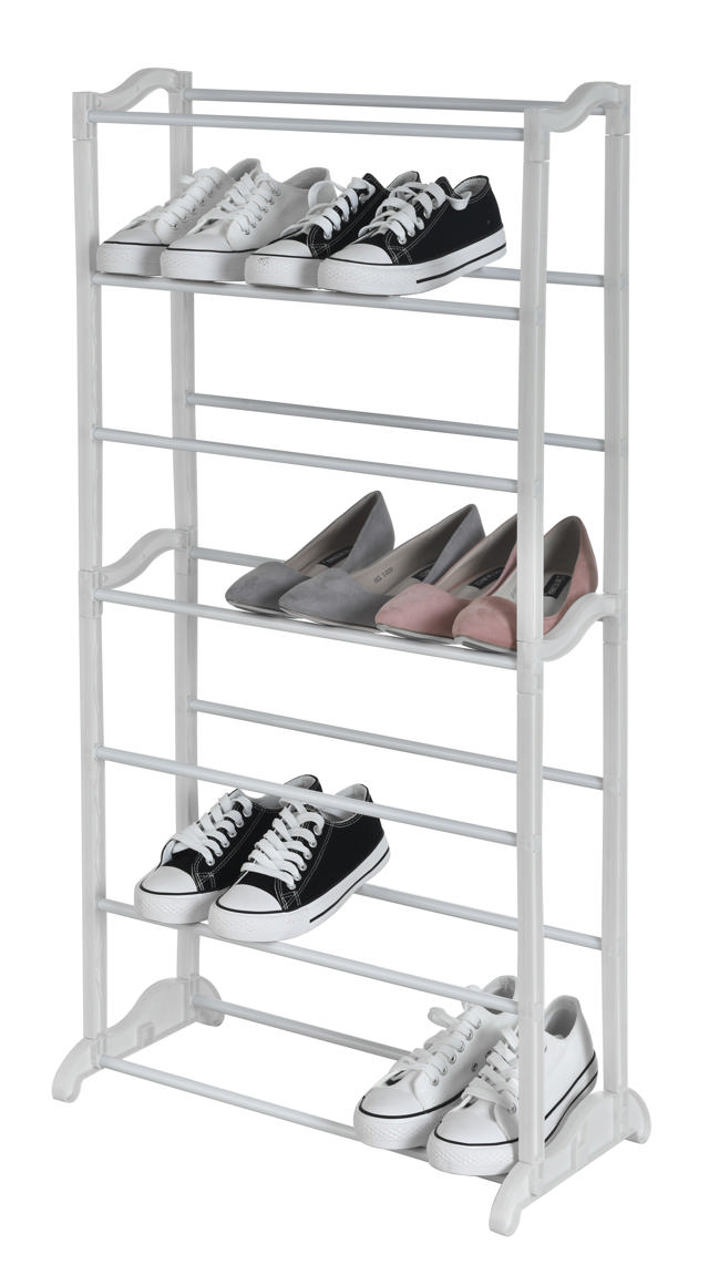 CYCLOPS SHOE RACK BIANCA PLASTIC / METALLIC WHITE 50X25X95CM 21 PAIRS