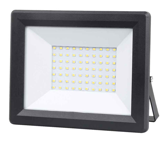 TECH LIGHT LED 50W ΛΕΠΤΟΣ ΠΡΟΒΟΛΕΑΣ ΜΑΥΡΟΣ 4000LM 6500K IP65