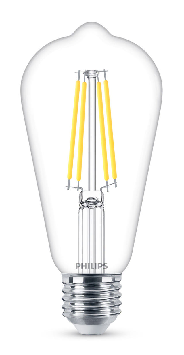 PHILIPS MASTER VLE LED BULB 5.9-60W E27 927 ST64CLG WARM WHITE 2700K