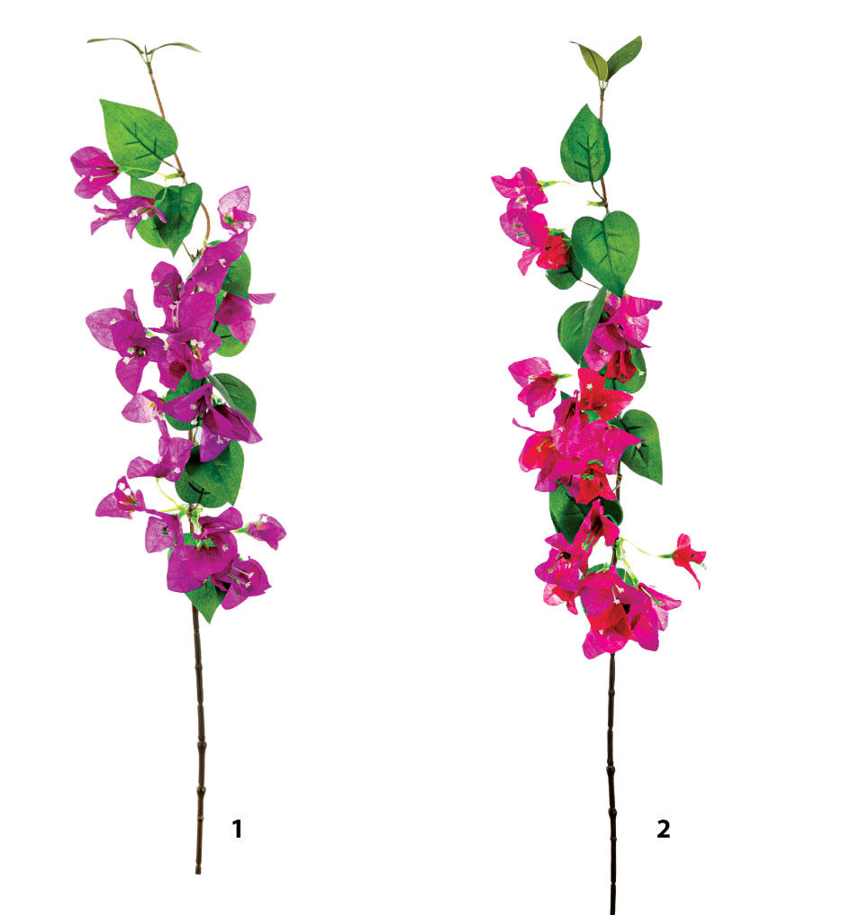 BOUGAINVILLEA STEM 80CM 2 ASSORTED DESIGNS