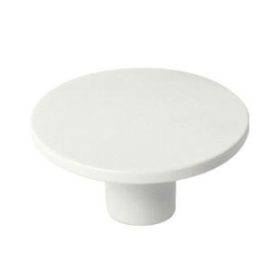 KNOB ABS 60MM COLOR WHITE MAT