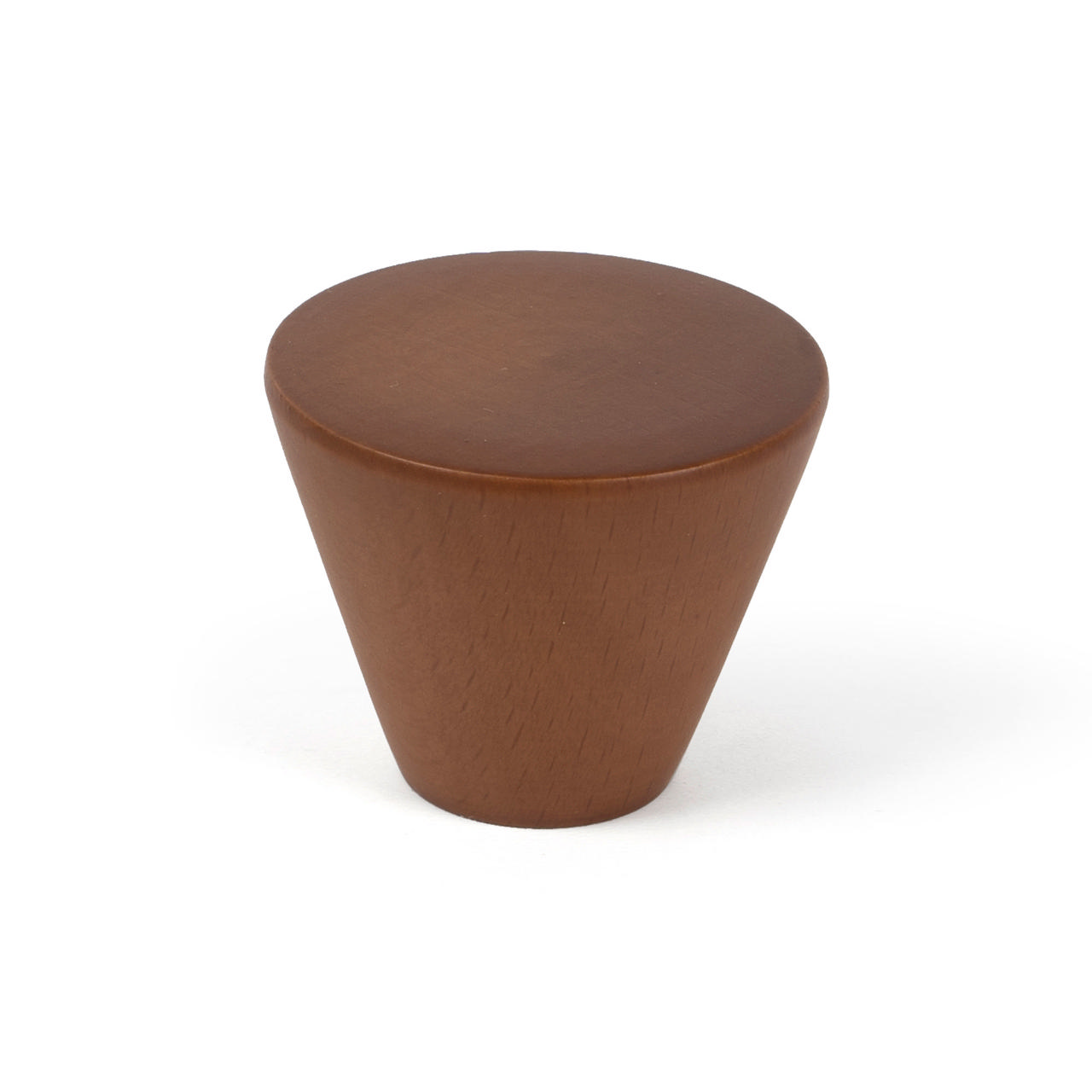 KNOB CONICAL 40MM BEECH HONEY