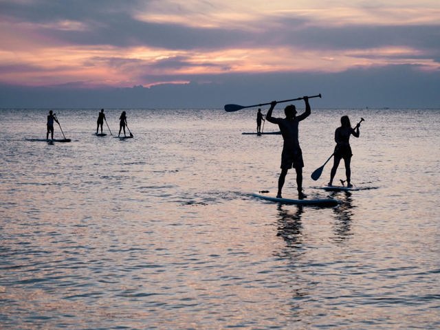 XQMAX WAIKIKI SURF SUP ΦΟΥΣΚΩΤΗ ΣΑΝΙΔΑ 285CM - ΜΑΥΡΟ/ ΜΠΛΕ