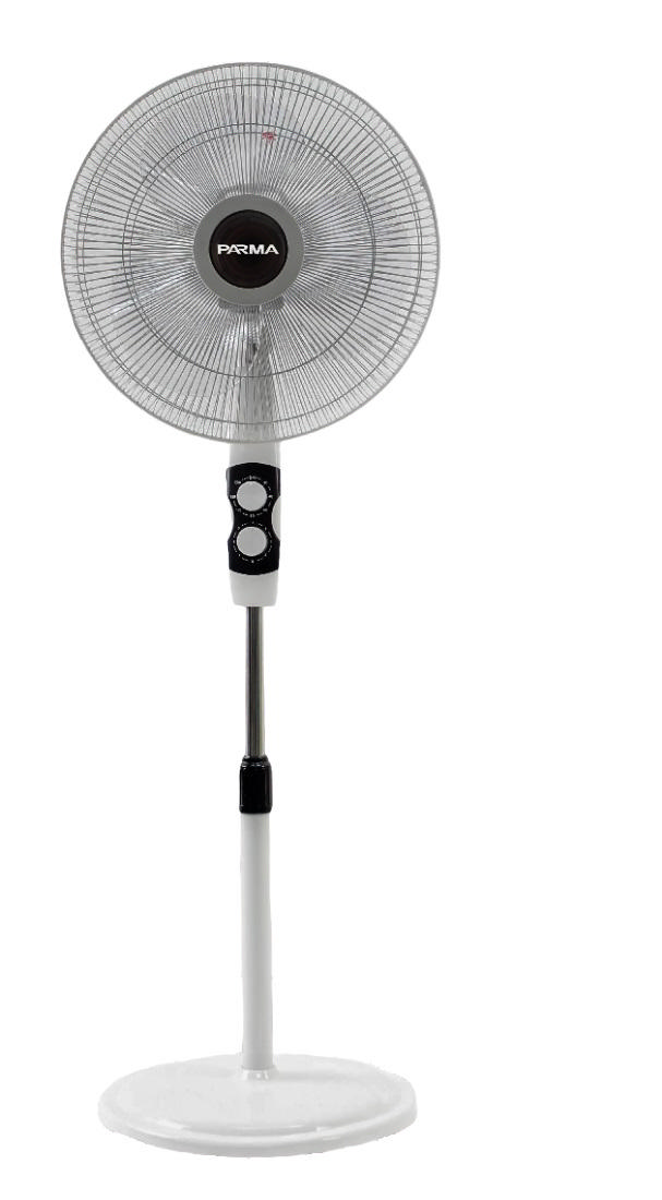 PARMA NDD1270 18'' STAND FAN WHITE WITH TIMER 60W