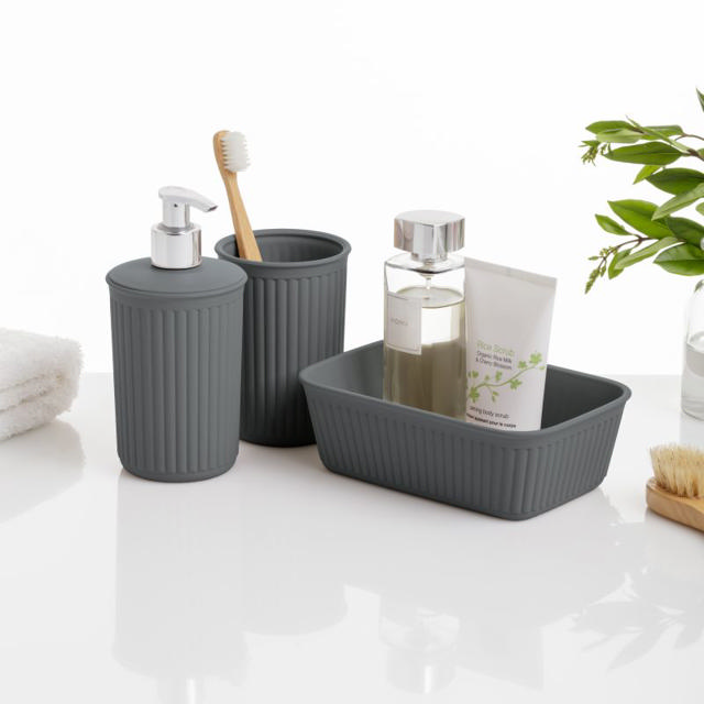 TATAY BATHROOM TABLEWARE SET A6 BAOBAB GREY