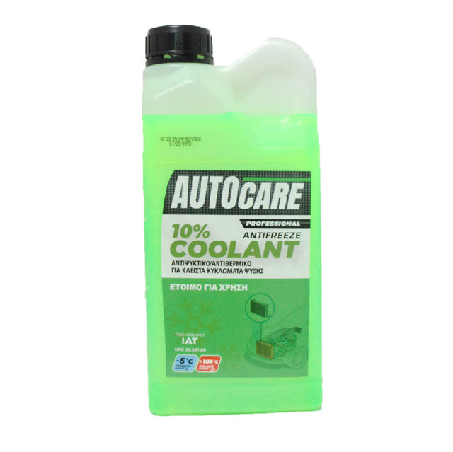 AUTOCARE COOLANT ANTIFREEZE 10% GREEN 1L