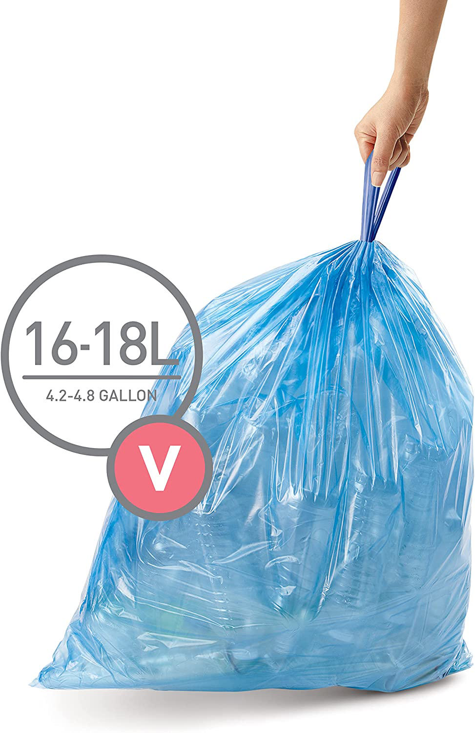 SIMPLEHUMAN BIN BAG LINER V (18L) 20PCS