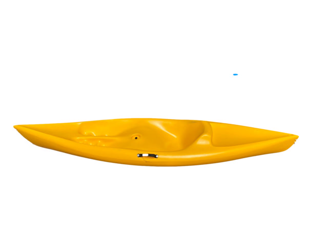 CANOE PADDLE & CAR ROOF CUSHION 282X68CM - YELLOW