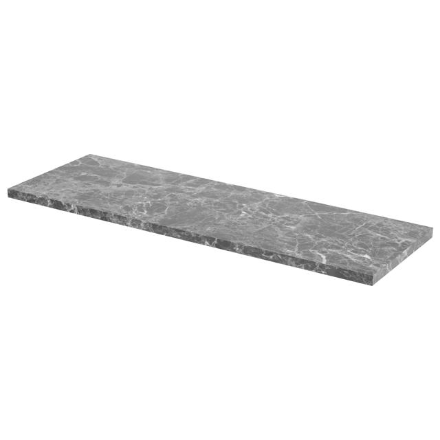 DURALINE WALL SHELF DARK MARBLE LOOK 18MM 60X23.5CM 