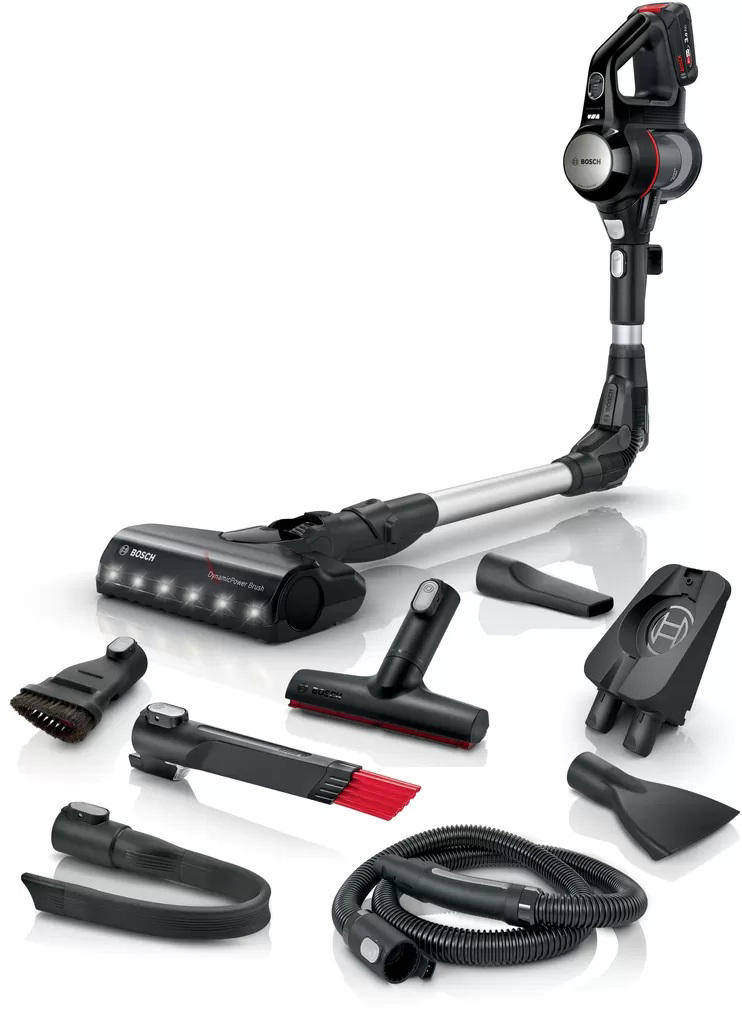 BOSCH UNLIMITED 7 RECHARCHABLE VACUUM CLEANER STICK & ACCESSORIES - BLACK